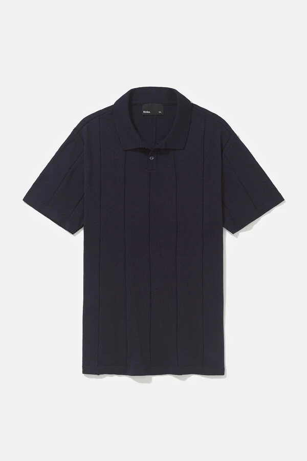 Polo Tricot Fine Navy