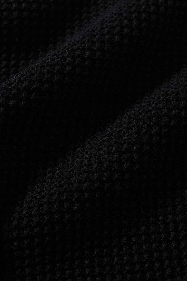 Polo Tricot Waffle Black