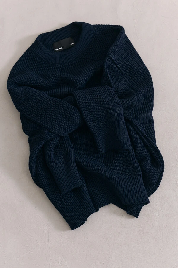 Tricot Boxy Navy