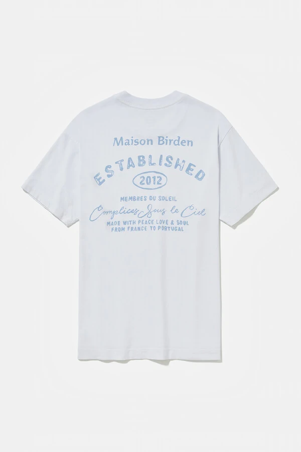 Camiseta Maison Birden White