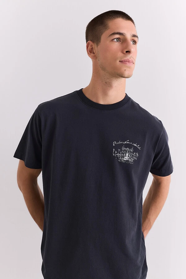 Camiseta Birden Amis Deep Blue