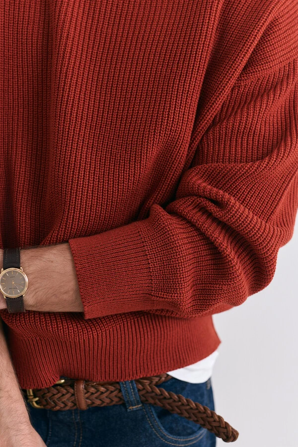Tricot Boxy Terracota