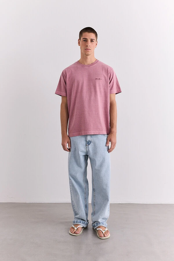 Camiseta Broderie Cerise