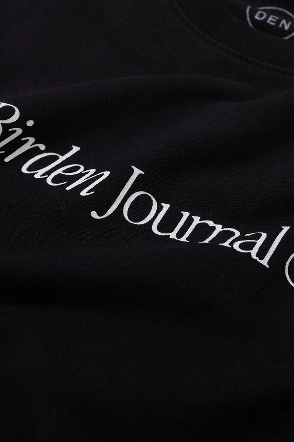 Camiseta Boxy Birden Journal Black
