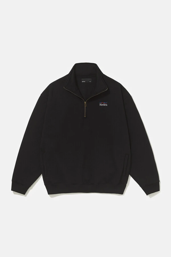 Moletom Quarter Zip Peaks Black