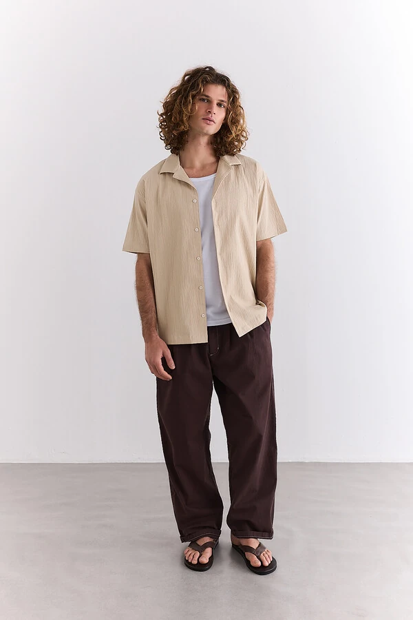 Calça Alfaiataria Classy Cotton Mocha