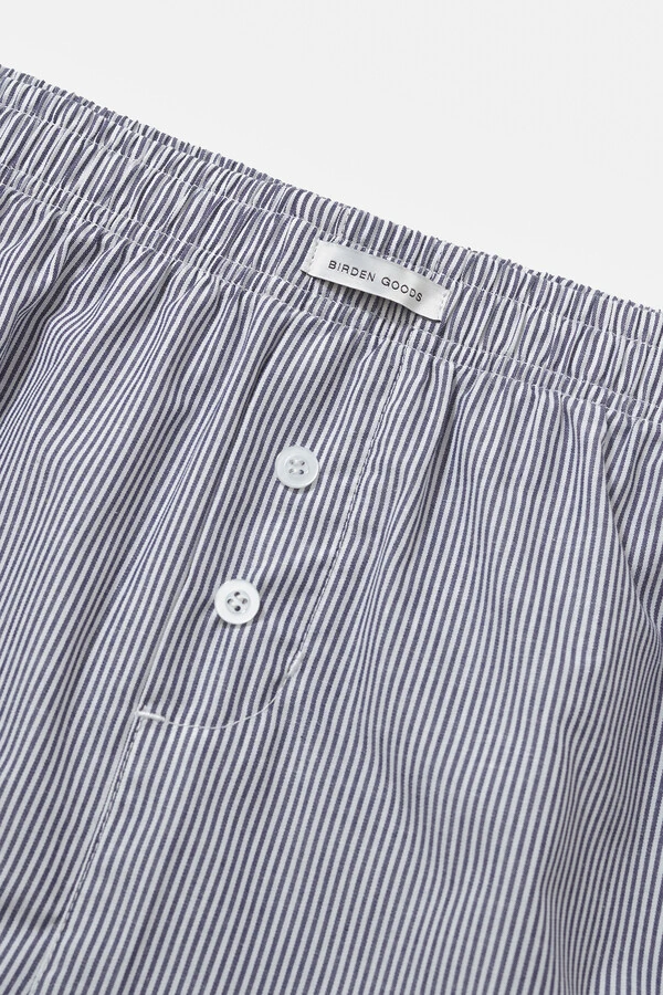 Shorts Boxer Stripes Deep Blue