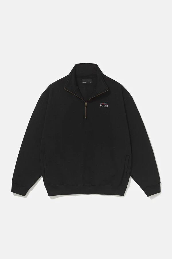 Moletom Quarter Zip Peaks Black