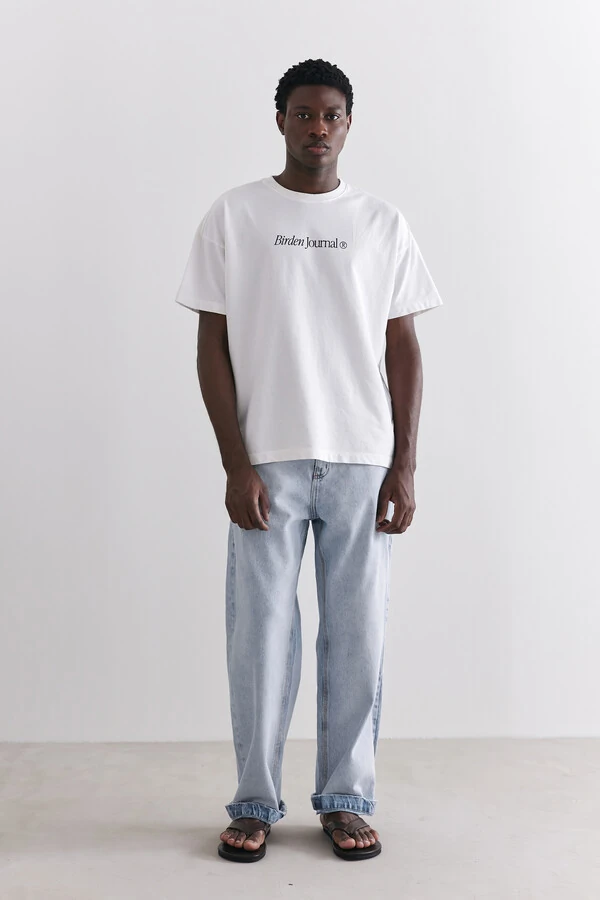 Camiseta Boxy Birden Journal Off