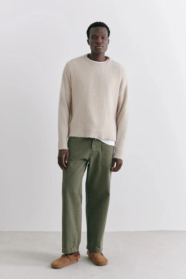 Tricot Boxy Sand Brushed x SIPSIP