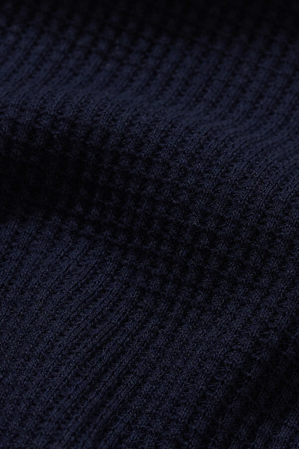 Camiseta Henley Manga Longa Navy x Muli