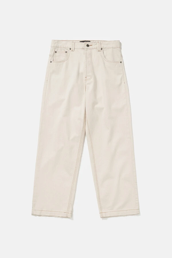 Calça Wide Twill Natural x Muli