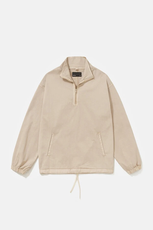 Jaqueta Quarter Zip Stoned Sand x Muli