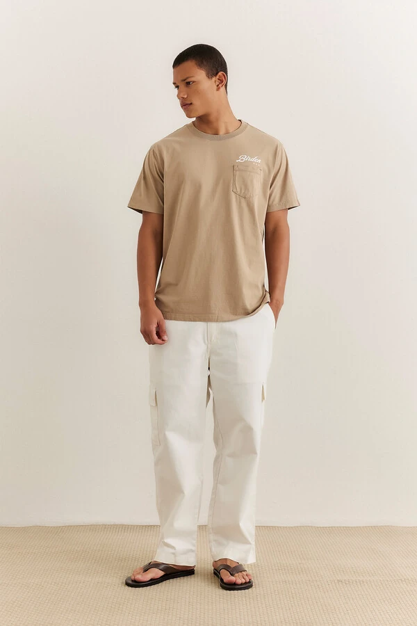 Camiseta Scribble Beige