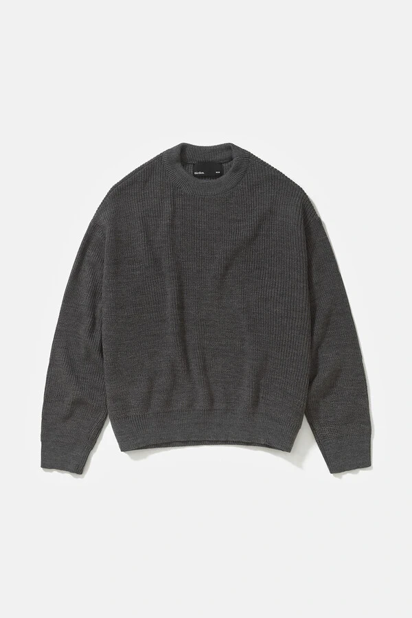 Tricot Boxy Grey Melange