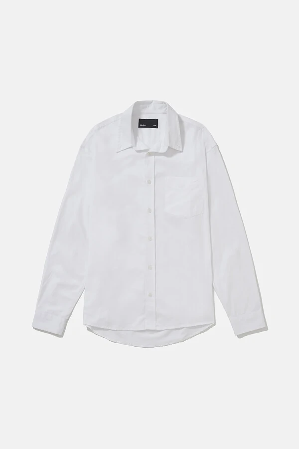 Camisa Manga Longa Oxford White