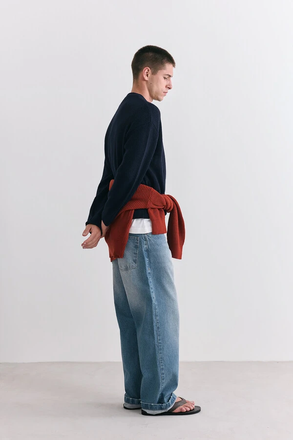 Tricot Boxy Navy