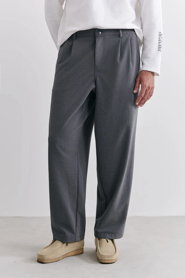 Calça Alfaiataria Wide Graphite