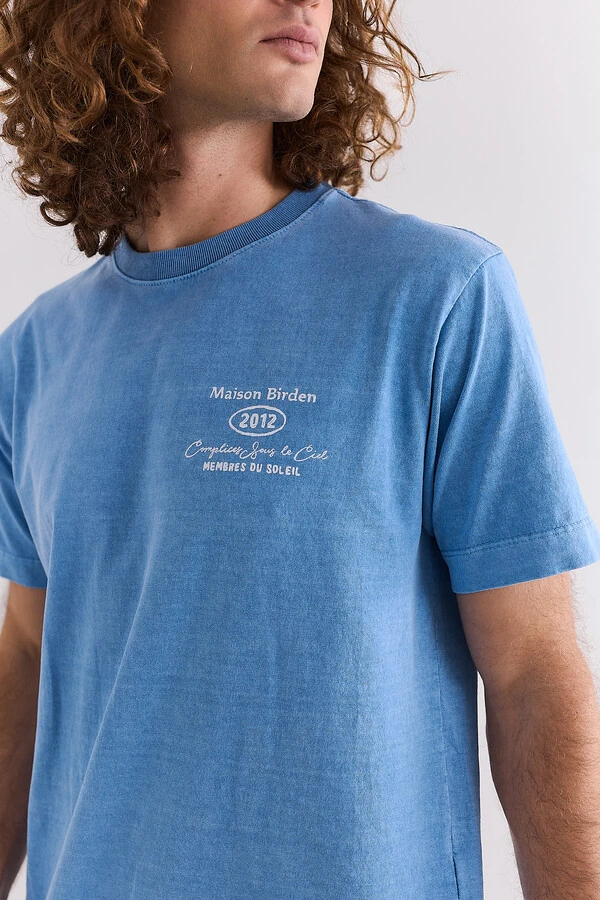 Camiseta Maison Birden Royal Blue