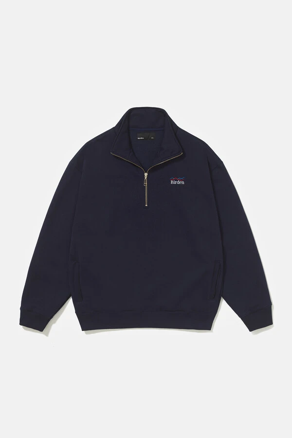 Moletom Quarter Zip Peaks Navy