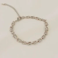 Pulseira Flórida Corrente Elos Cadeados
