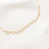 Choker Minnesota Corrente Chapinha Oval