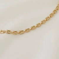 Choker Flórida Corrente Elos Cadeados