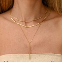 Choker Dumont Corrente Herringbone 2mm