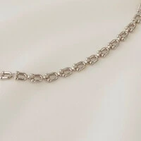 Choker Flórida Corrente Elos Cadeados