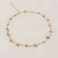 Choker Hana Cascalho com Esfera