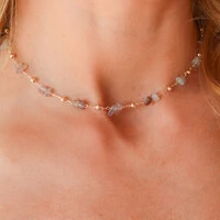 Choker Hana Cascalho com Esfera