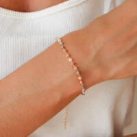 Pulseira Lima Silver Cristais Coloridos