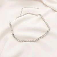 Choker Doha Riviera de Zircônia Quadrada Cristal