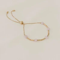 Pulseira Vernou Gravata com Círculo de Cristal de Vidro e Canutilho