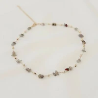 Choker Hana Cascalho com Esfera