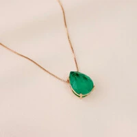Colar Maringá Veneziana com Cristal Gota G