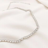 Choker Doha Riviera de Zircônia Quadrada Cristal