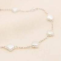 Pulseira Lumi Mini Trevos Pérolas