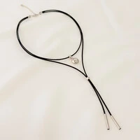Choker Havana Gravata Fio Coreano com Coração ABS