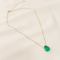 Colar Maringá Veneziana com Cristal Gota G