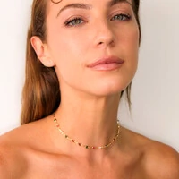 Choker Rio de Janeiro Inverno Corrente Tiffany Zircônias Colors