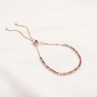 Pulseira Hamburgo Gravata Micro Zircônia Cristal