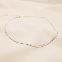 Choker Dumont Corrente Herringbone 3mm