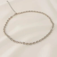 Choker Flórida Corrente Elos Cadeados