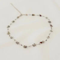 Choker Hana Cascalho com Esfera