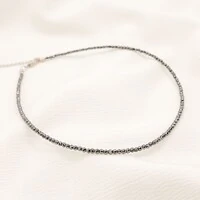 Choker Auckland Hematita Natural