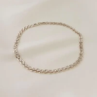 Choker Vancouver 6mm Corrente Relógio Médio com Fecho Jóia