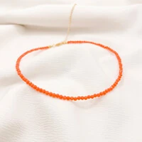 Choker Búzios Cristais Coloridos