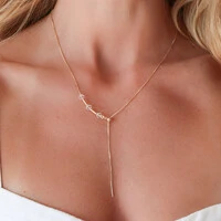 Colar Évora Gravata Veneziana com detalhe de Cristal Preciosa e Pingente Palito