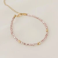 Pulseira Ibiza Cristais Jablonex com Quadradinhos